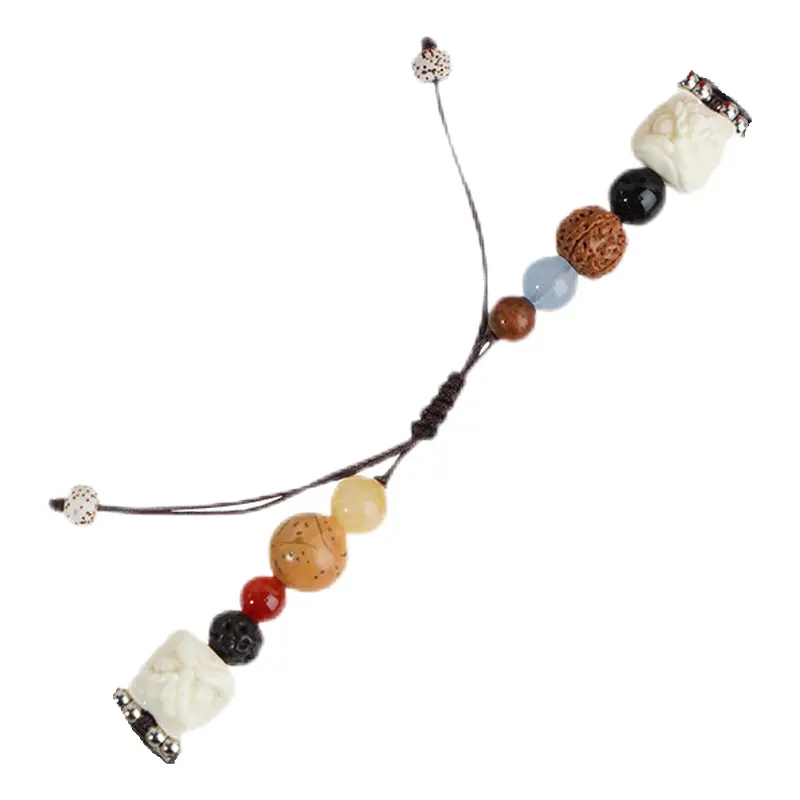 CHENSONG Часы Strap Xiaomi Compatibility Bead Material, White Awakening Lion - Beaded Double Rope Telescopic Version
CHENSONG Часы Strap Xiaomi Compatibility Bead Material, White Awakening Lion - Beaded Double Rope Telescopic Version