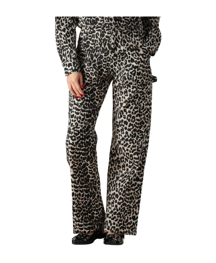 Рабочие брюки из джинсовой ткани с леопардовым принтом Colourful Rebel, черный
Рабочие брюки из джинсовой ткани с леопардовым принтом Colourful Rebel, черный