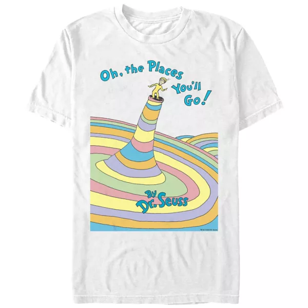 Мужская футболка с принтом "Dr Seuss Oh the places you'll go" Licensed Character, белый
Мужская футболка с принтом "Dr Seuss Oh the places you'll go" Licensed Character, белый