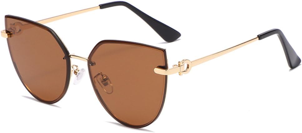 Модные женские солнцезащитные очки «кошачий глаз», винтажные безободковые солнцезащитные очки с градиентным переходом цвета, стильные очки с защитой от УФ-излучения UV400 LVTFCO, Brown
Модные женские солнцезащитные очки «кошачий глаз», винтажные безободковые солнцезащитные очки с градиентным переходом цвета, стильные очки с защитой от УФ-излучения UV400 LVTFCO, Brown