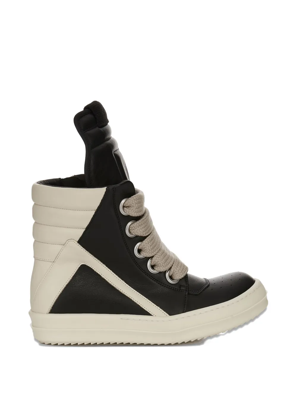 Кроссовки Jumbolace Geobaskets с удлиненным язычком и геометрическими вставками Rick Owens, черный
Кроссовки Jumbolace Geobaskets с удлиненным язычком и геометрическими вставками Rick Owens, черный
