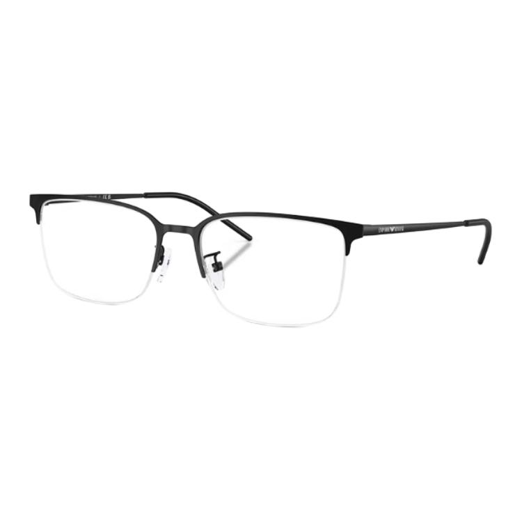 EMPORIO ARMANI Металлические квадратные очки для зрения унисекс Black
EMPORIO ARMANI Металлические квадратные очки для зрения унисекс Black