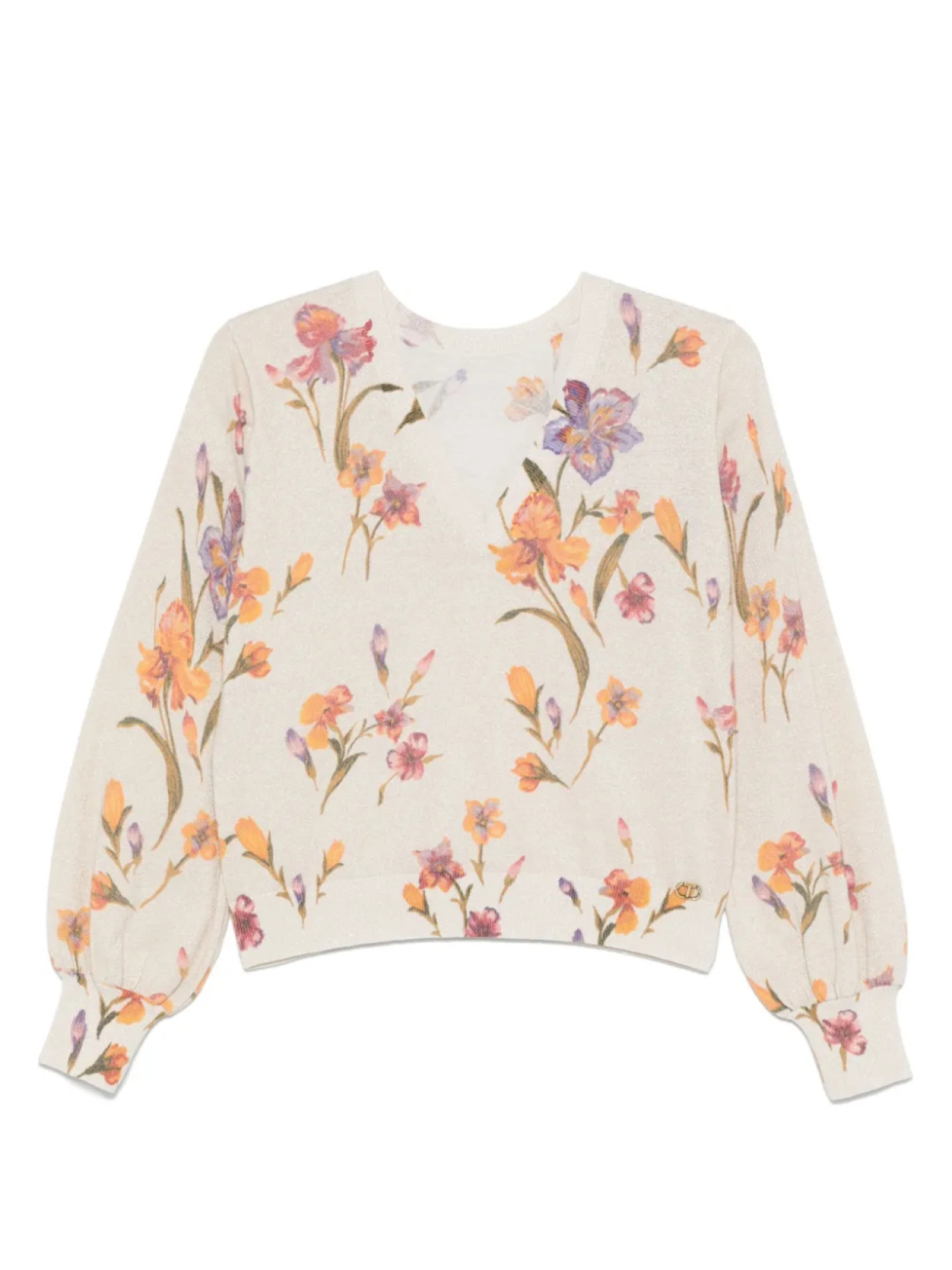 Топ с цветочным принтом TWINSET, нейтральный
Топ с цветочным принтом TWINSET, нейтральный