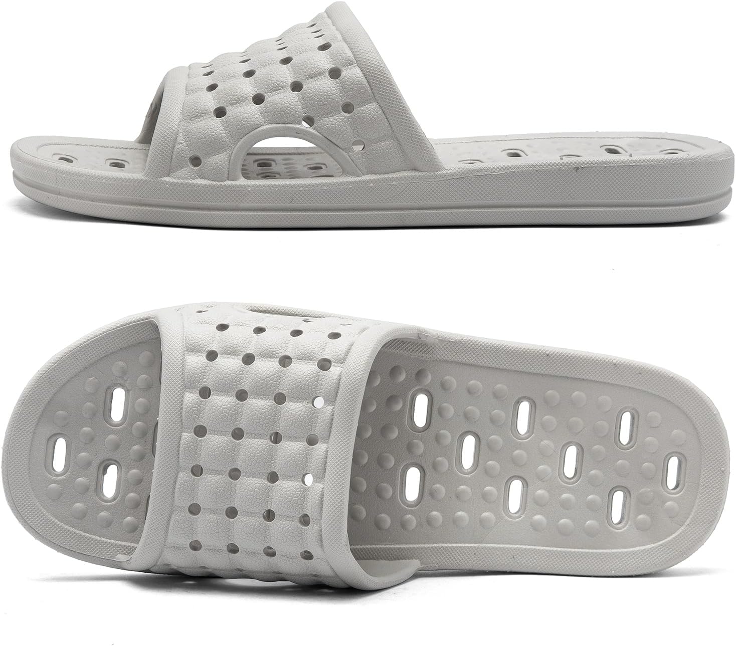 Тапочки для душа AiJiaTu с дренажными отверстиями, быстро сохнущие, противоскользящие, для дома, спальни и ванной, унисекс, серый
Тапочки для душа AiJiaTu с дренажными отверстиями, быстро сохнущие, противоскользящие, для дома, спальни и ванной, унисекс, серый