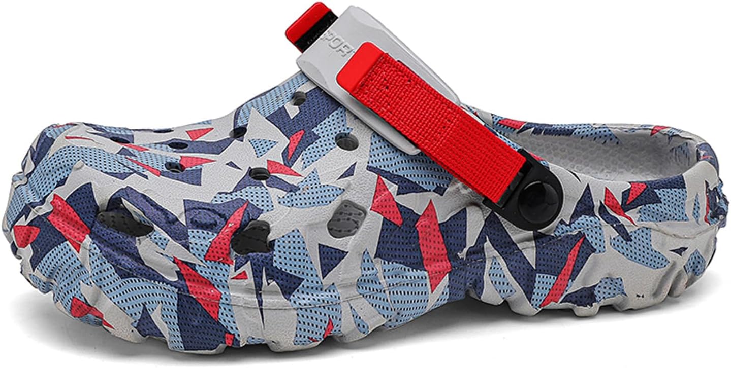 Мужские садовые сабо: летние пляжные сандалии - нескользящие классические тапочки Fliozy, красный
Мужские садовые сабо: летние пляжные сандалии - нескользящие классические тапочки Fliozy, красный