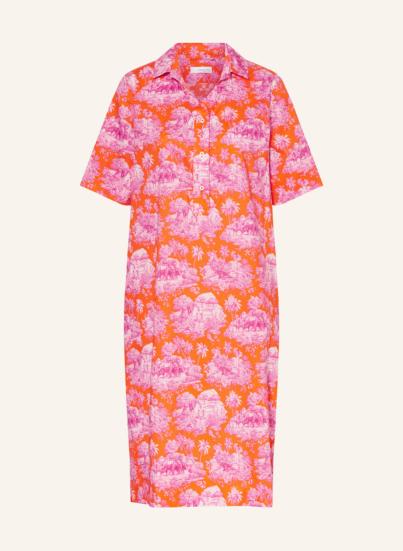 Платье-Рубашка Rossana Diva, мультиколор
Платье-Рубашка Rossana Diva, мультиколор