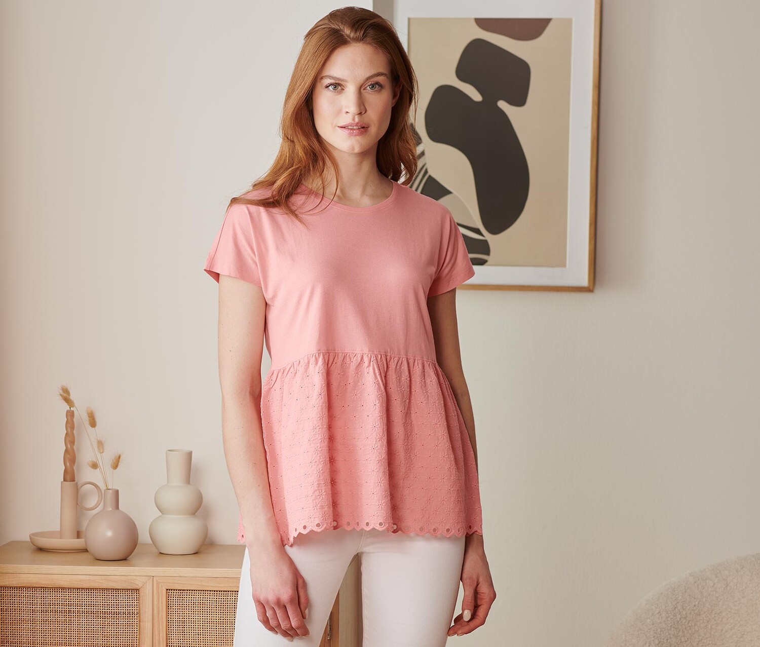 Рубашка из смесового материала с вышивкой кораллового цвета Tchibo, коралловые цвета
Рубашка из смесового материала с вышивкой кораллового цвета Tchibo, коралловые цвета