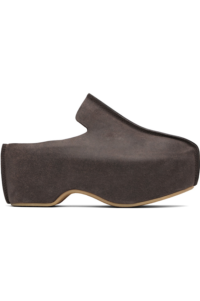 Jw Anderson Коричневые платформенные сабо
Jw Anderson Коричневые платформенные сабо