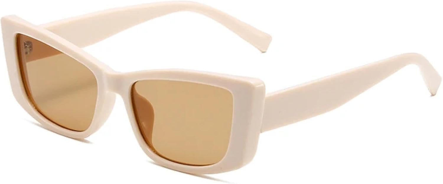 Солнцезащитные очки с защитой от УФ-излучения UV400 для женщин и мужчин | Маленькие очки «кошачий глаз» с градиентным матовым покрытием | для занятий спортом на открытом воздухе DSVIGF, Beige Light Tea
Солнцезащитные очки с защитой от УФ-излучения UV400 для женщин и мужчин | Маленькие очки «кошачий глаз» с градиентным матовым покрытием | для занятий спортом на открытом воздухе DSVIGF, Beige Light Tea