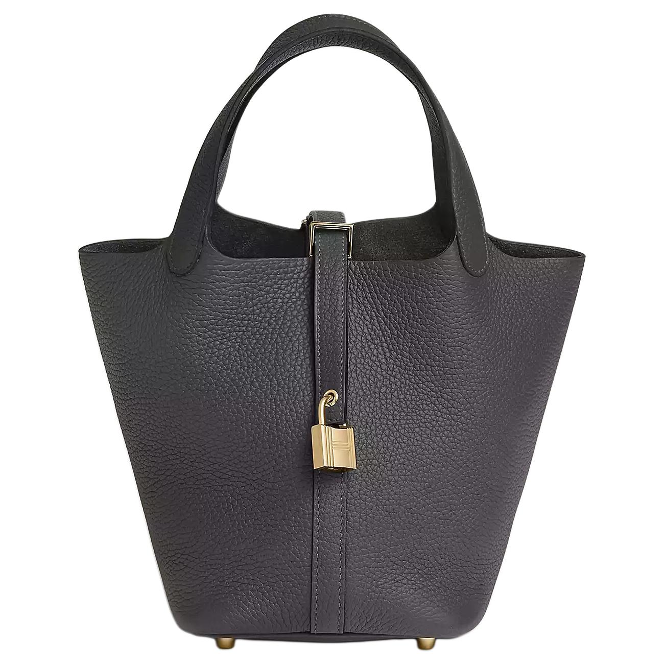 Сумка Picotin Lock из кожи Clemence, ведро, женская сумка Slate Gray HERMES
Сумка Picotin Lock из кожи Clemence, ведро, женская сумка Slate Gray HERMES