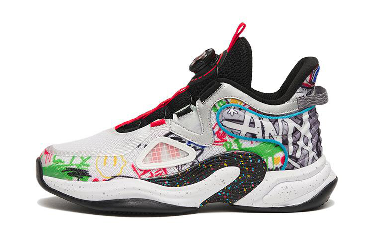 Детские баскетбольные кроссовки GS Mid-top ANTA белые и черные Anta Kids 
Детские баскетбольные кроссовки GS Mid-top ANTA белые и черные Anta Kids