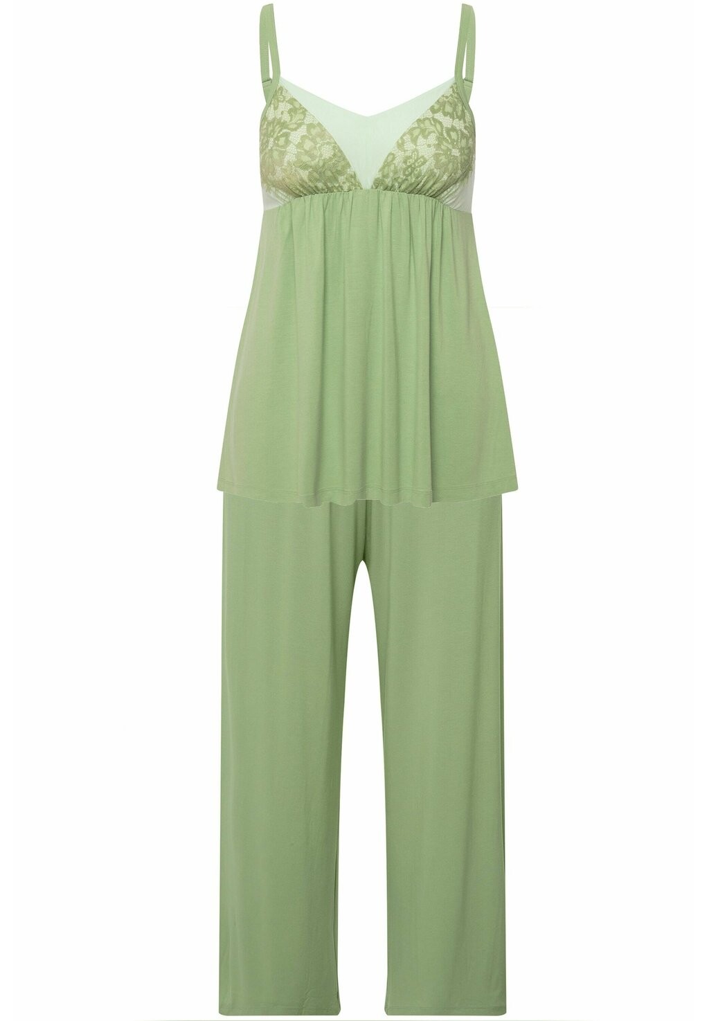 Пижамный комплект Ulla Popken, оливковый
Пижамный комплект Ulla Popken, оливковый