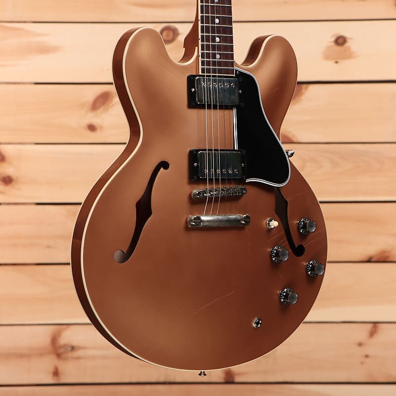 Электрогитара Gibson PSL 1961 ES-335 Ultra Light Aged - Copper - 130673 - PLEK'd
Электрогитара Gibson PSL 1961 ES-335 Ultra Light Aged - Copper - 130673 - PLEK'd