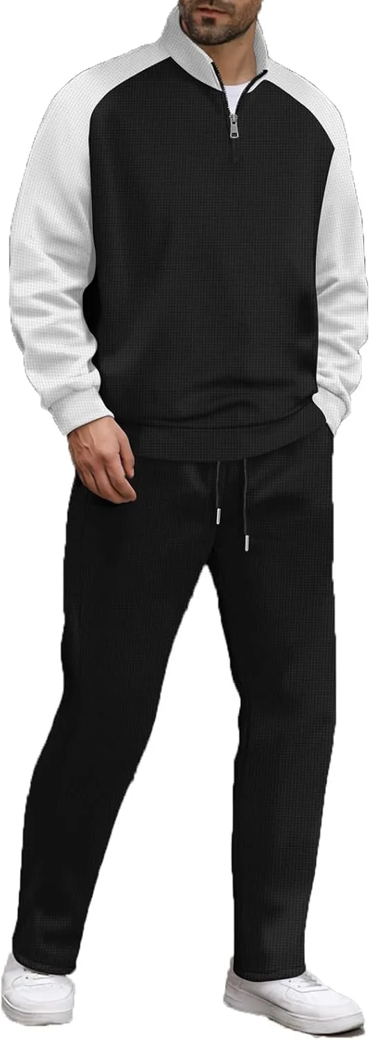 Мужской спортивный костюм Cambkatl с вафельной фактурой, толстовка на молнии
Мужской спортивный костюм Cambkatl с вафельной фактурой, толстовка на молнии