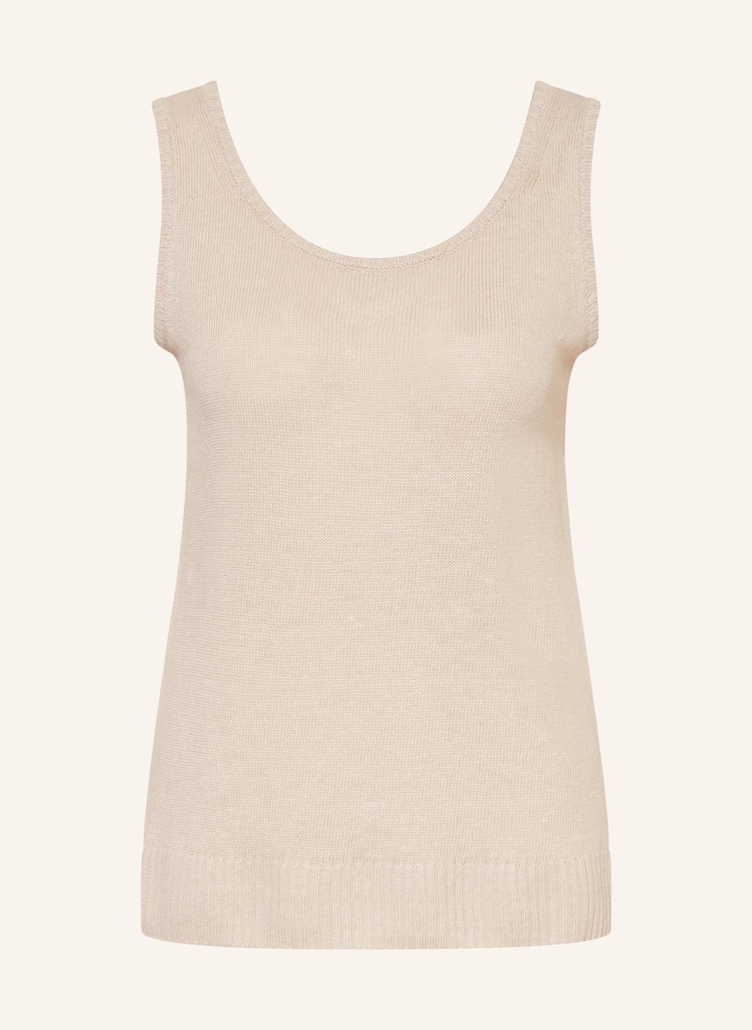 Льняной трикотажный топ Baccano Mm, бежевый
Льняной трикотажный топ Baccano Mm, бежевый