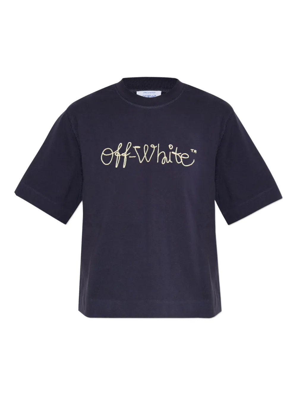 Футболка с вышитым логотипом Off-White, синий
Футболка с вышитым логотипом Off-White, синий