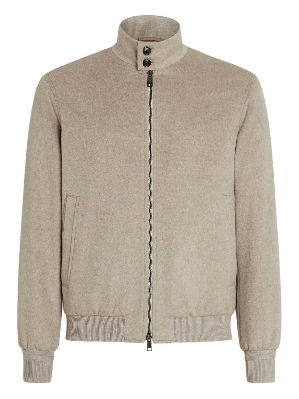 Кашемировый бомбер на молнии Zegna, нейтральный
Кашемировый бомбер на молнии Zegna, нейтральный