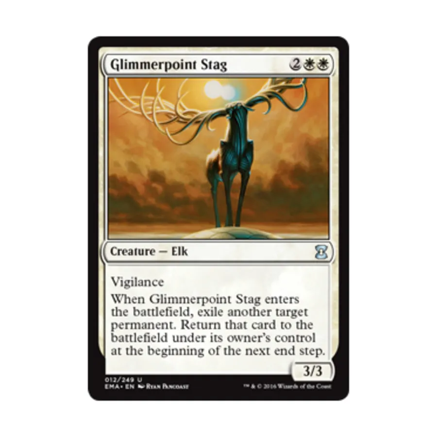 CCG Мерцающий олень (U), MTG - Eternal Masters
CCG Мерцающий олень (U), MTG - Eternal Masters