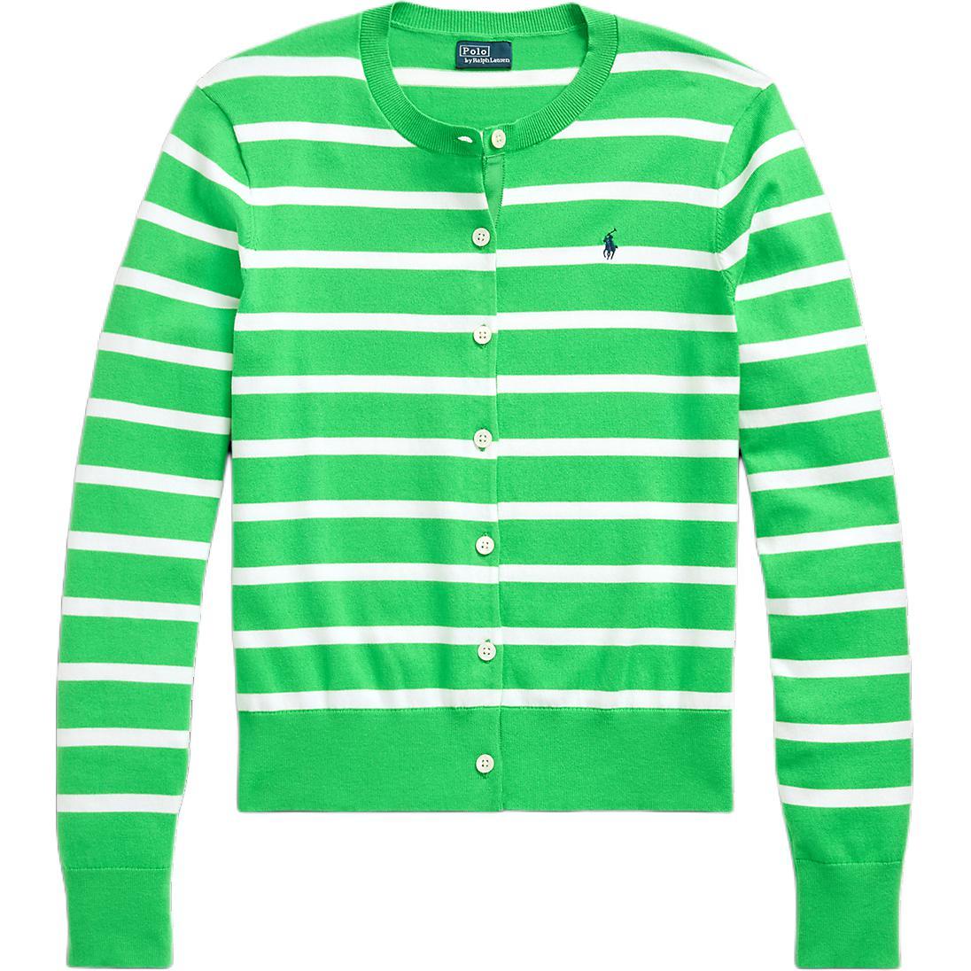 Полосатый кардиган из хлопковой смеси Polo Ralph Lauren, зеленый
Полосатый кардиган из хлопковой смеси Polo Ralph Lauren, зеленый