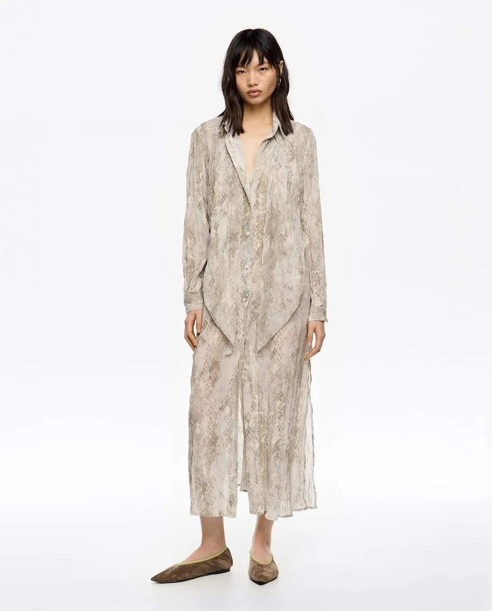 Макси-платье плиссе Bimba Y Lola, серо-коричневый
Макси-платье плиссе Bimba Y Lola, серо-коричневый