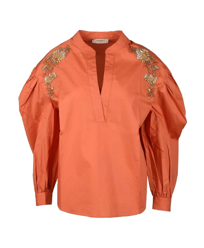 Женская блузка лососевого цвета Twinset, розовый
Женская блузка лососевого цвета Twinset, розовый