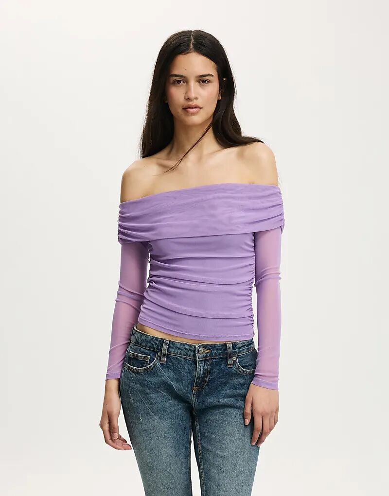 Сетчатый лонгслив с открытыми плечами и длинными рукавами Cotton On Ashley фиолетового цвета
Сетчатый лонгслив с открытыми плечами и длинными рукавами Cotton On Ashley фиолетового цвета