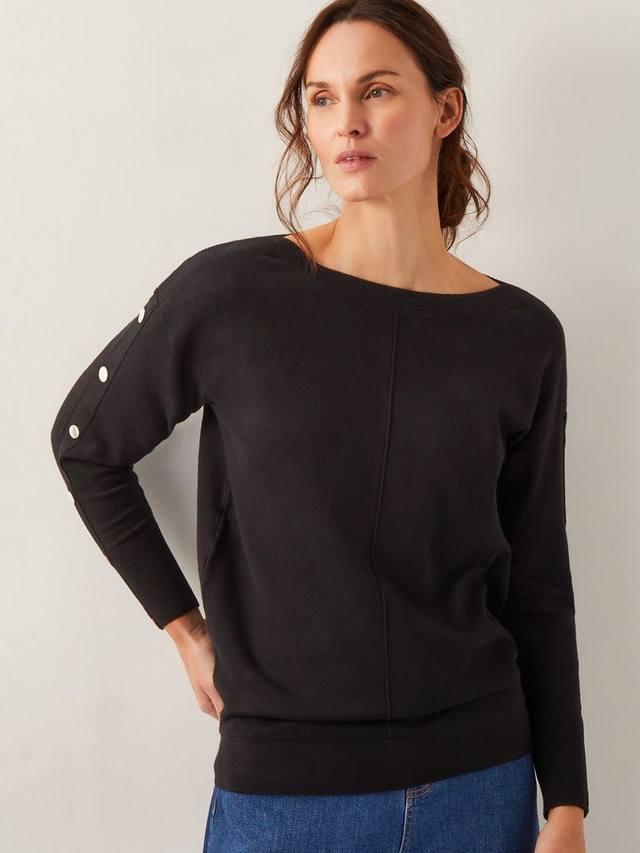 Джемпер с заклепочным рукавом bria batwing batwing Monsoon, черный
Джемпер с заклепочным рукавом bria batwing batwing Monsoon, черный