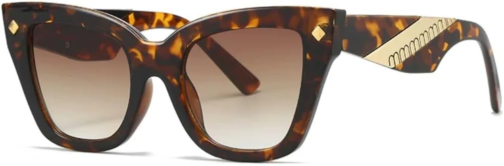 Солнцезащитные очки для мужчин и женщин - защита UV400 - оправа "кошачий глаз" с цветными линзами для занятий спортом на открытом воздухе и вождения DSVIGF, Leopard Tea
Солнцезащитные очки для мужчин и женщин - защита UV400 - оправа "кошачий глаз" с цветными линзами для занятий спортом на открытом воздухе и вождения DSVIGF, Leopard Tea