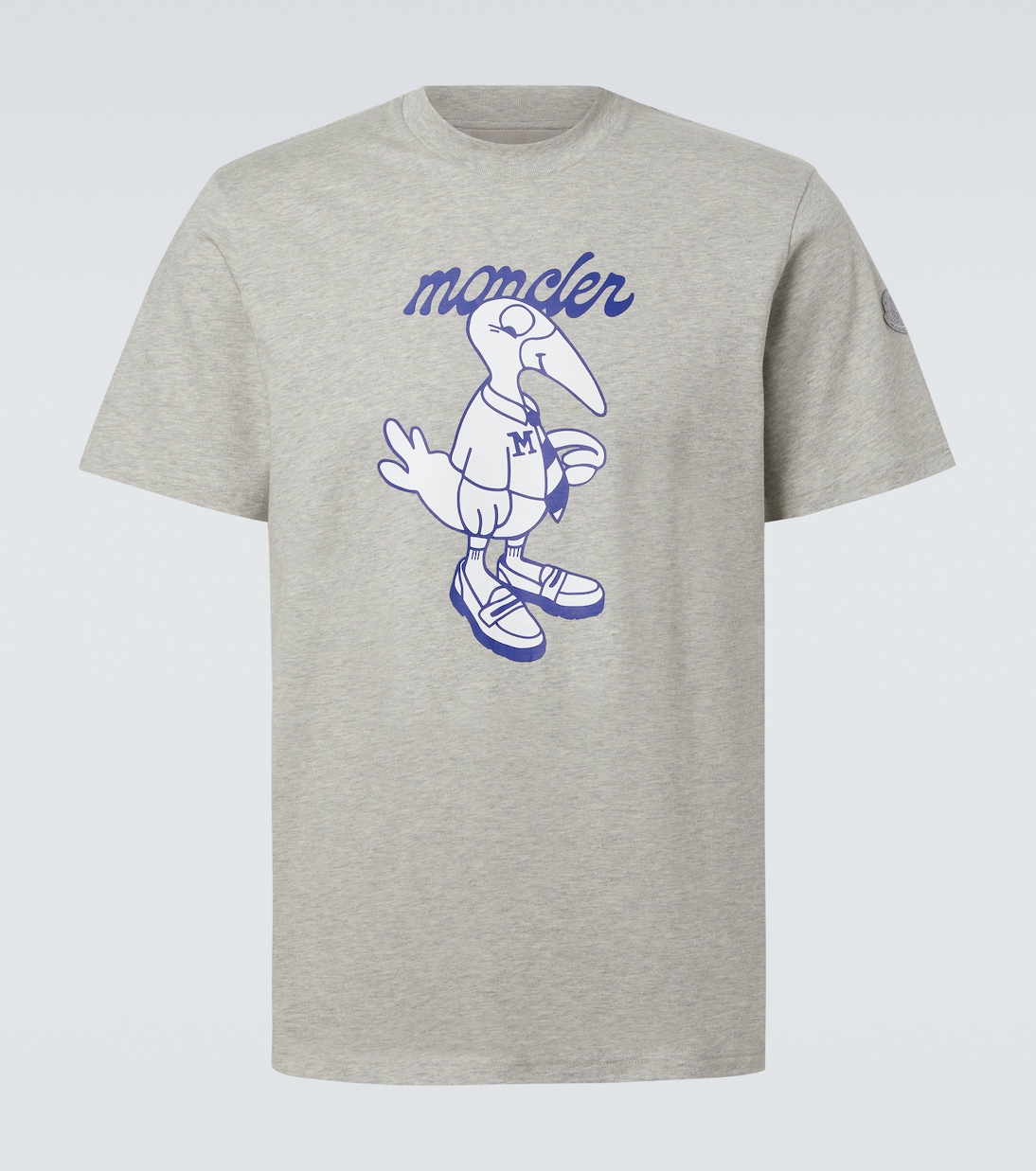 Футболка из хлопкового джерси с логотипом Moncler, серый
Футболка из хлопкового джерси с логотипом Moncler, серый