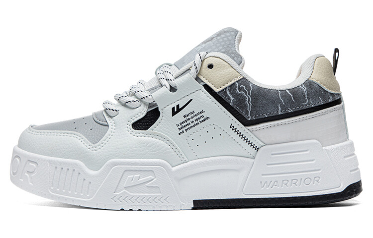 Кеды мужские, обувь для скейтбординга низкая Белый Серый Warrior
Кеды мужские, обувь для скейтбординга низкая Белый Серый Warrior