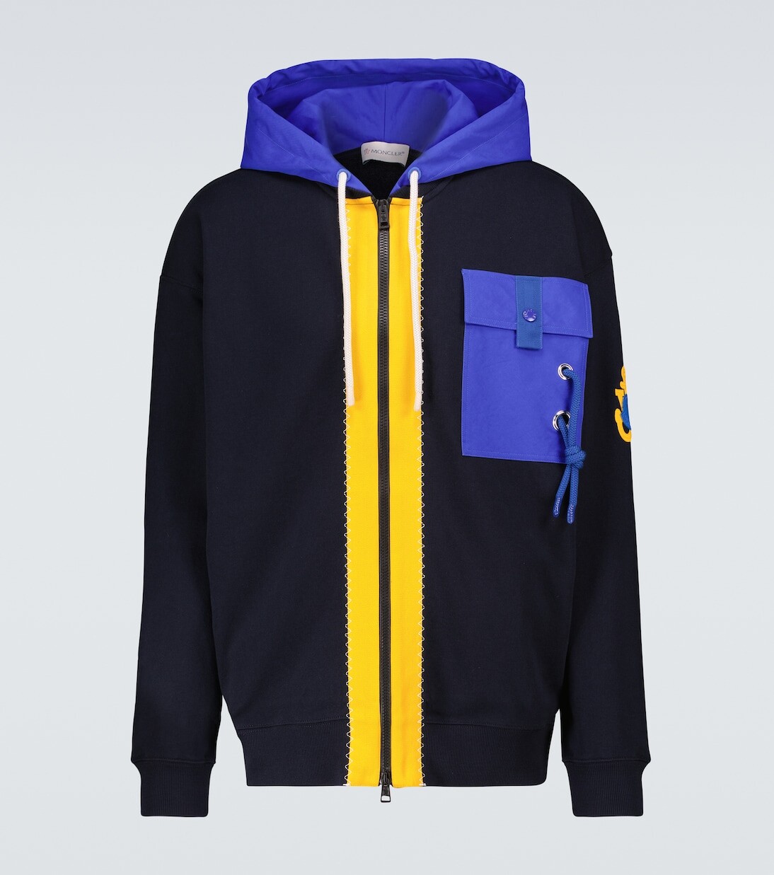 Толстовка с капюшоном moncler jw anderson Moncler Genius, черный 
Толстовка с капюшоном moncler jw anderson Moncler Genius, черный