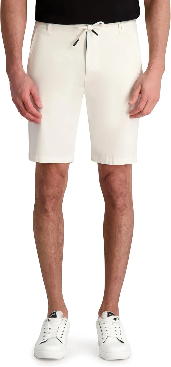 KARL LAGERFELD Мужские шорты с карманами и шнурком на талии
KARL LAGERFELD Мужские шорты с карманами и шнурком на талии