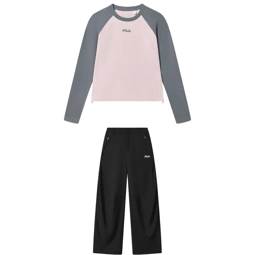 Оригинальный повседневный костюм для женщин ORIGINALE FILA, персиковый/черный
Оригинальный повседневный костюм для женщин ORIGINALE FILA, персиковый/черный