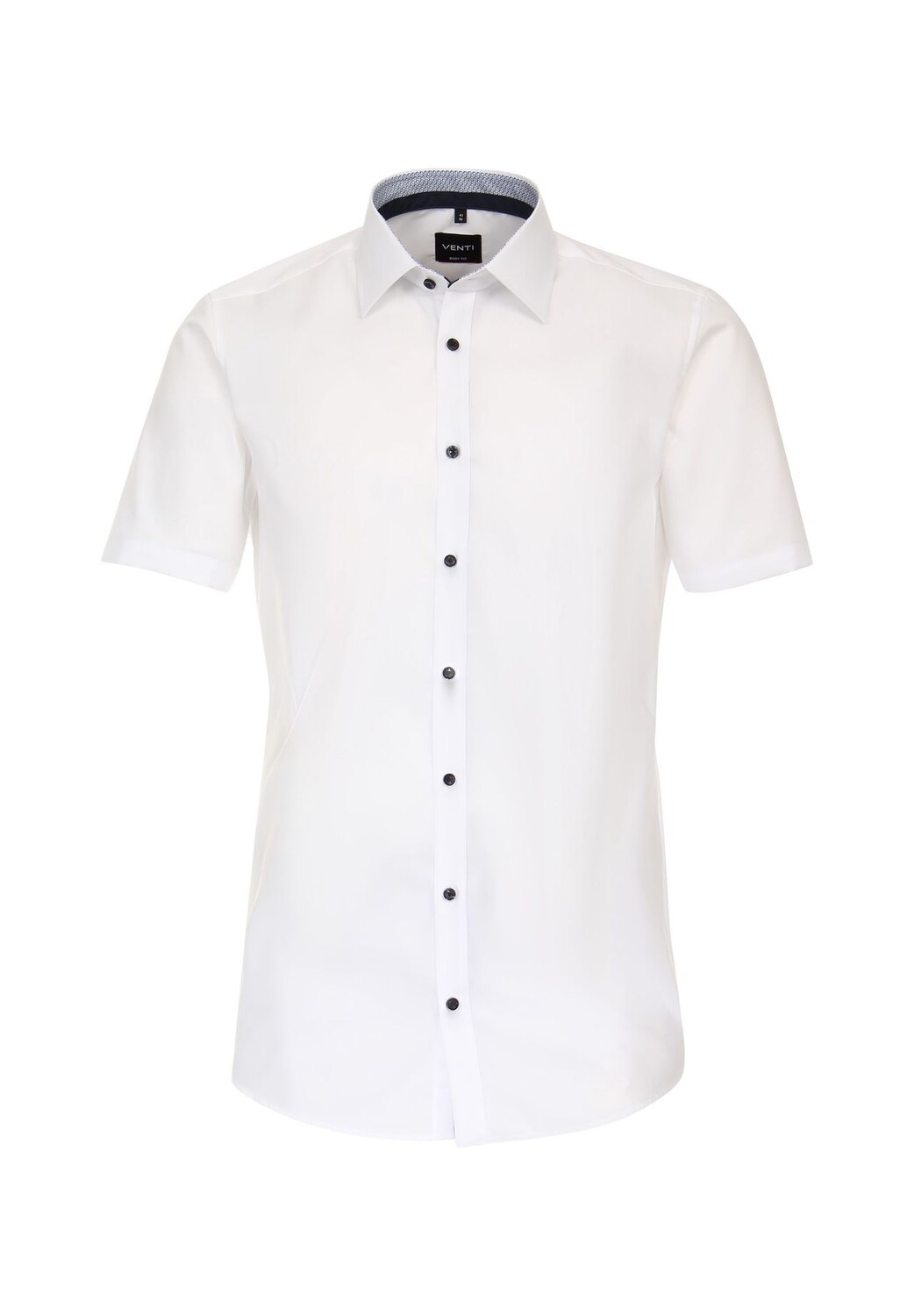 Мужская деловая рубашка с короткими рукавами, однотонного кроя Venti, белый
Мужская деловая рубашка с короткими рукавами, однотонного кроя Venti, белый