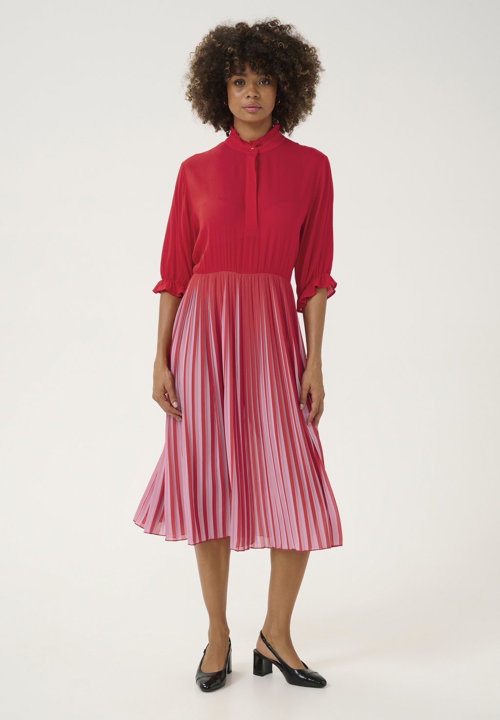 Платье-рубашка Culture, красный 
Платье-рубашка Culture, красный