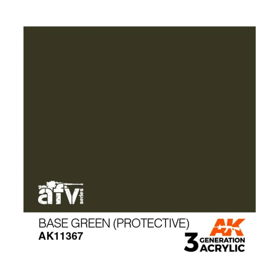 Базовый зеленый (защитный), 3rd Gen Acrylic - AFV
Базовый зеленый (защитный), 3rd Gen Acrylic - AFV