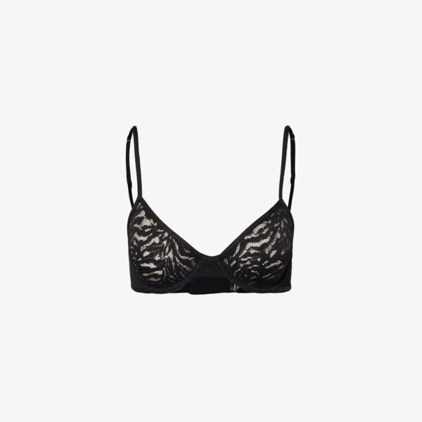 Бюстгальтер Intrinsic из эластичного кружева без подкладок Calvin Klein, черный
Бюстгальтер Intrinsic из эластичного кружева без подкладок Calvin Klein, черный