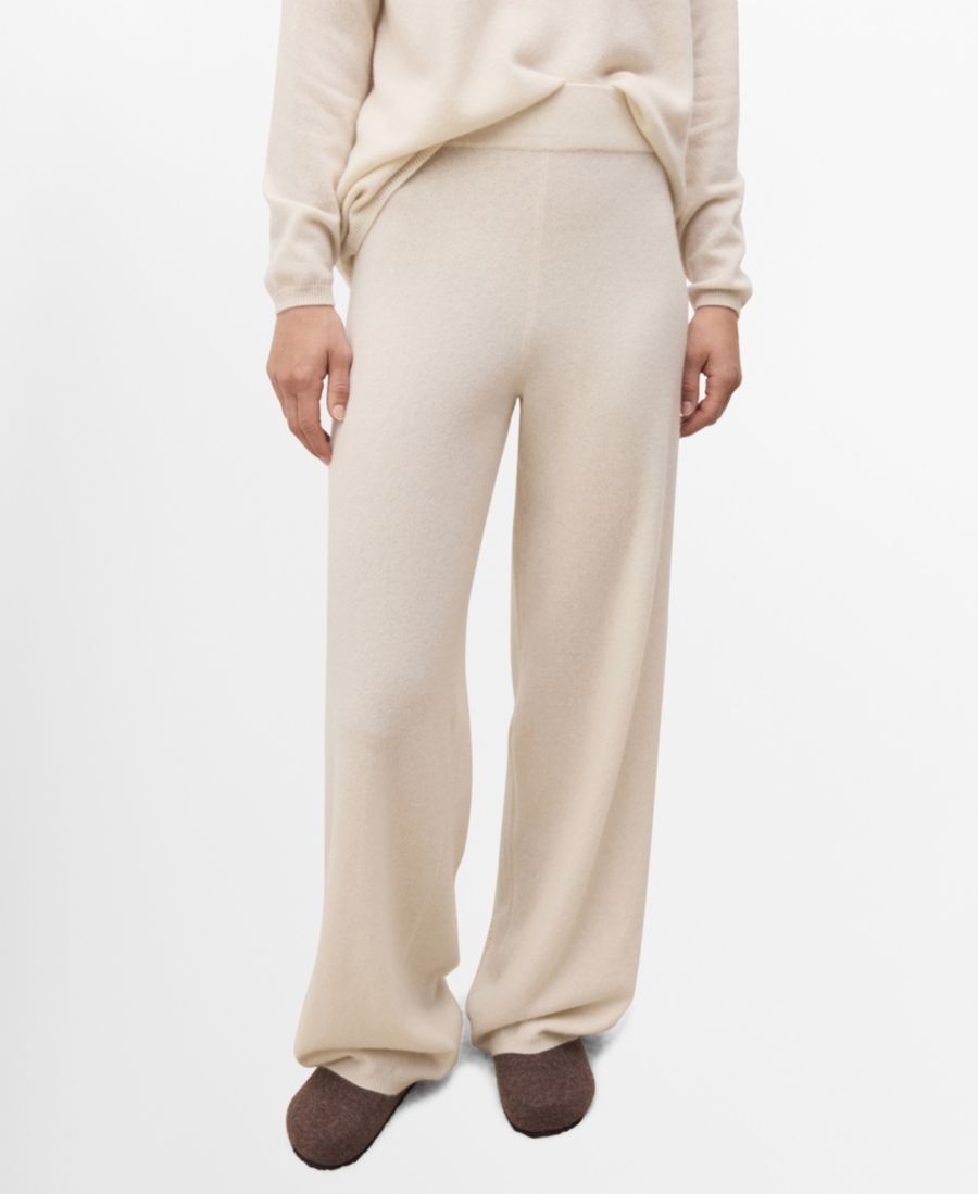 Женские кашемировые брюки MANGO, Off White
Женские кашемировые брюки MANGO, Off White