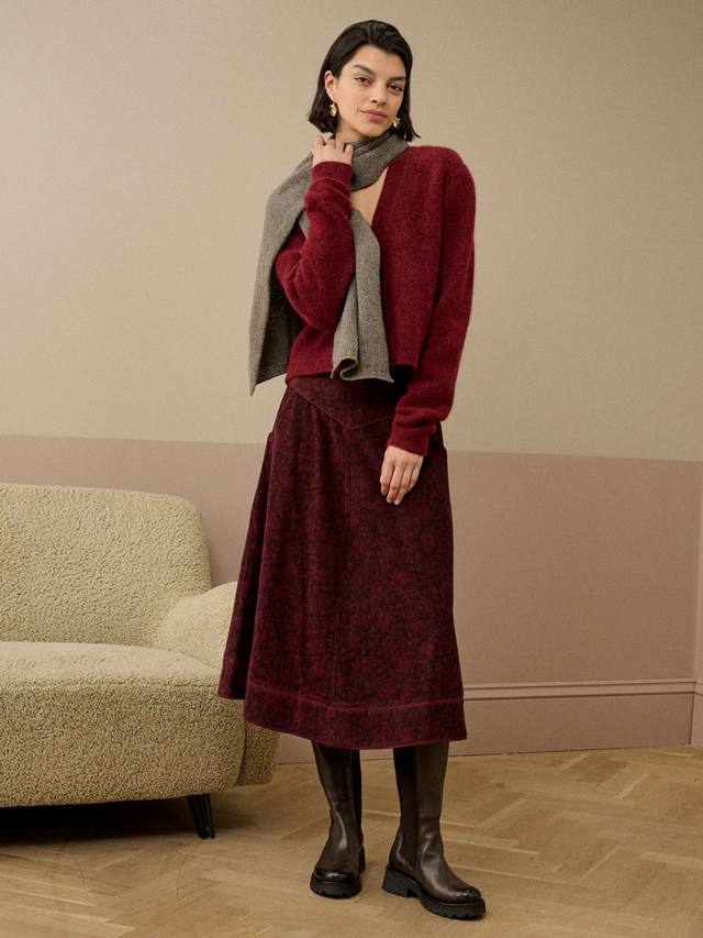 Органическая хлопковая пай-юбка миди с узором пейсли Brora
Органическая хлопковая пай-юбка миди с узором пейсли Brora