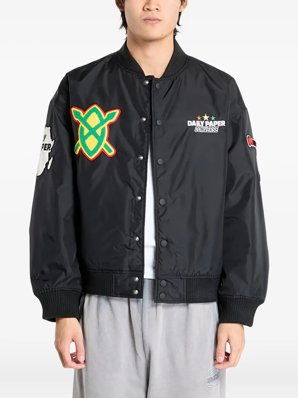Стадионная куртка X Daily Paper Converse, черный
Стадионная куртка X Daily Paper Converse, черный