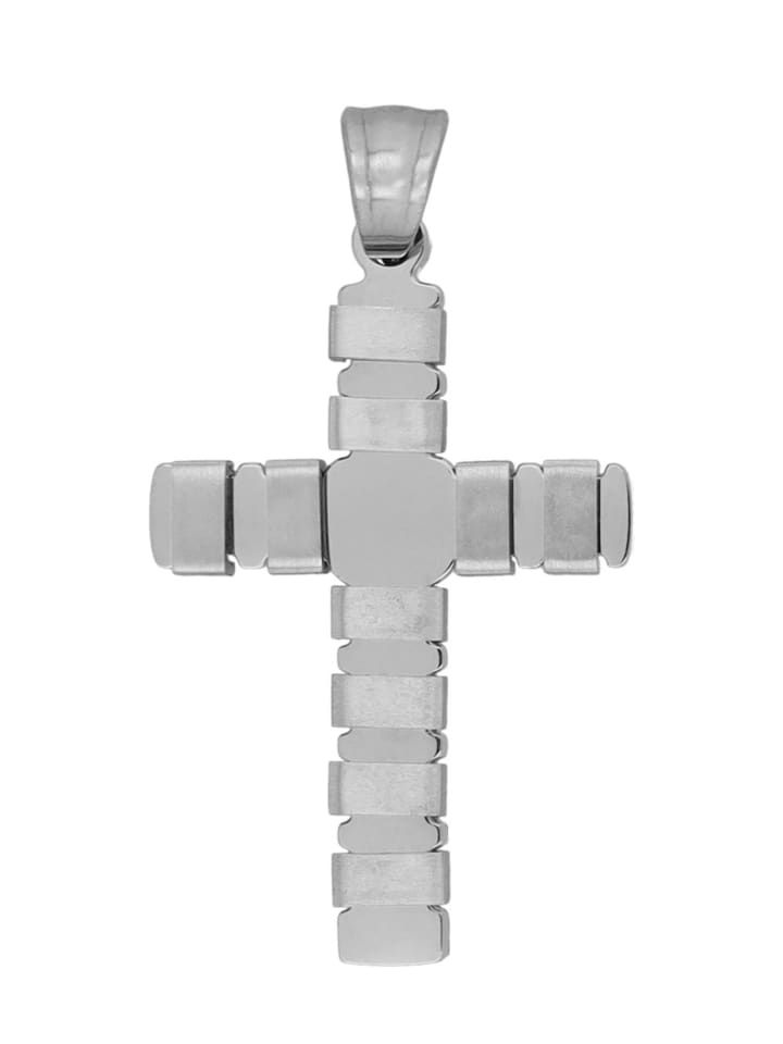 Adeliás Кулон унисекс - крест из нержавеющей стали серебристого цвета
Adeliás Кулон унисекс - крест из нержавеющей стали серебристого цвета