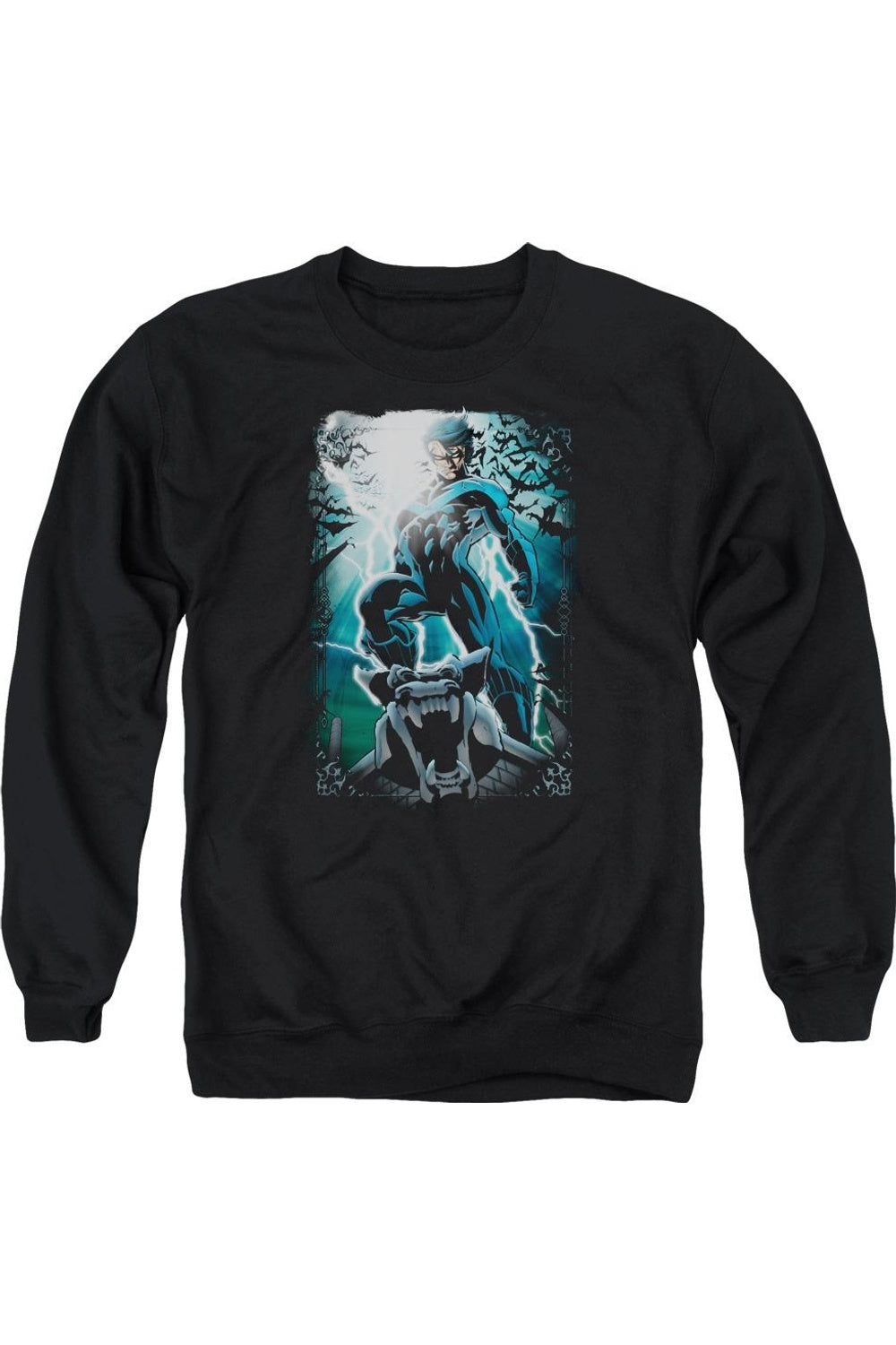 Толстовка Batman Night Light для взрослых с круглым вырезом Gildan, черный
Толстовка Batman Night Light для взрослых с круглым вырезом Gildan, черный