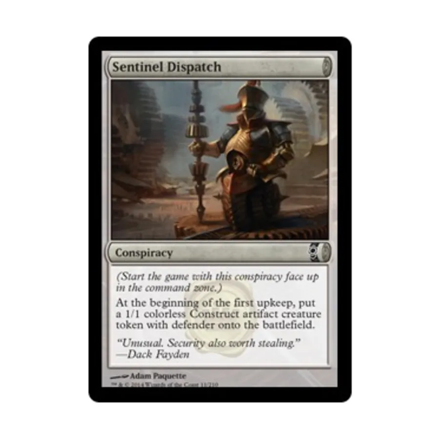 CCG Дозорный Диспетчер (С), MTG - Conspiracy
CCG Дозорный Диспетчер (С), MTG - Conspiracy