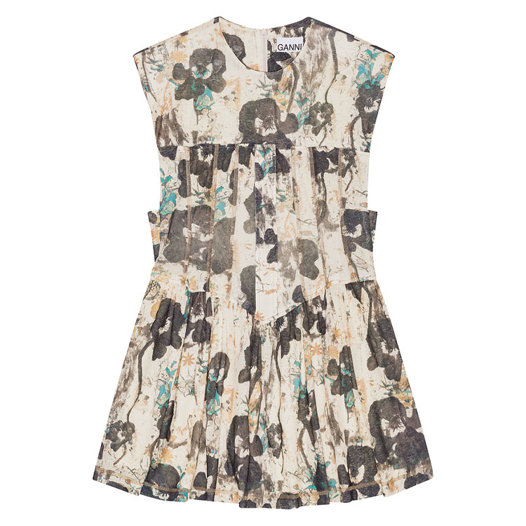 Платье с цветочным принтом GANNI, розовый
Платье с цветочным принтом GANNI, розовый