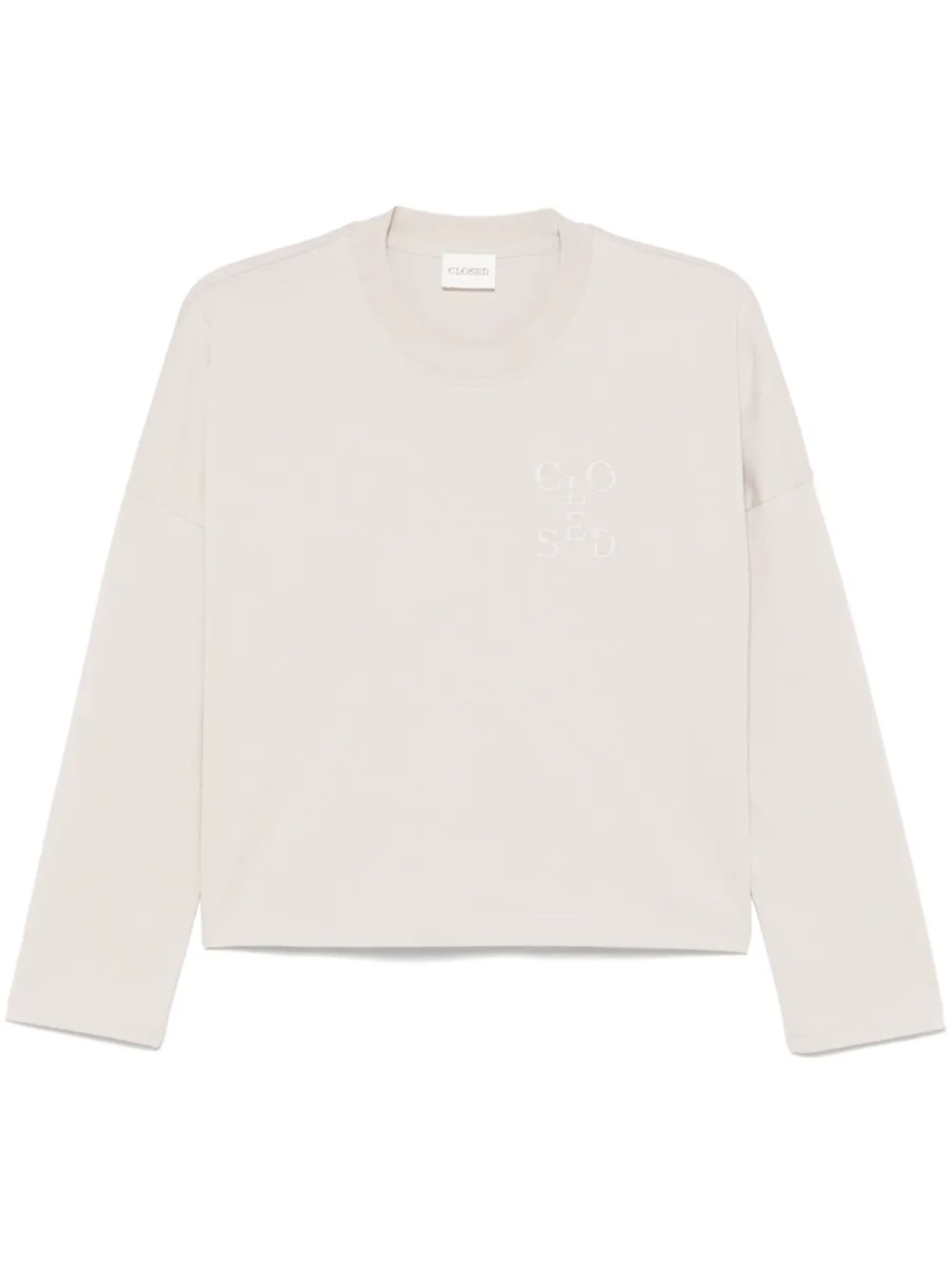 Закрытая толстовка с вышитым логотипом Closed, нейтральный
Закрытая толстовка с вышитым логотипом Closed, нейтральный