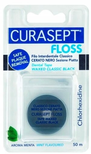 Черная зубная нить 50 м, 1 шт. Curasept, Floss
Черная зубная нить 50 м, 1 шт. Curasept, Floss