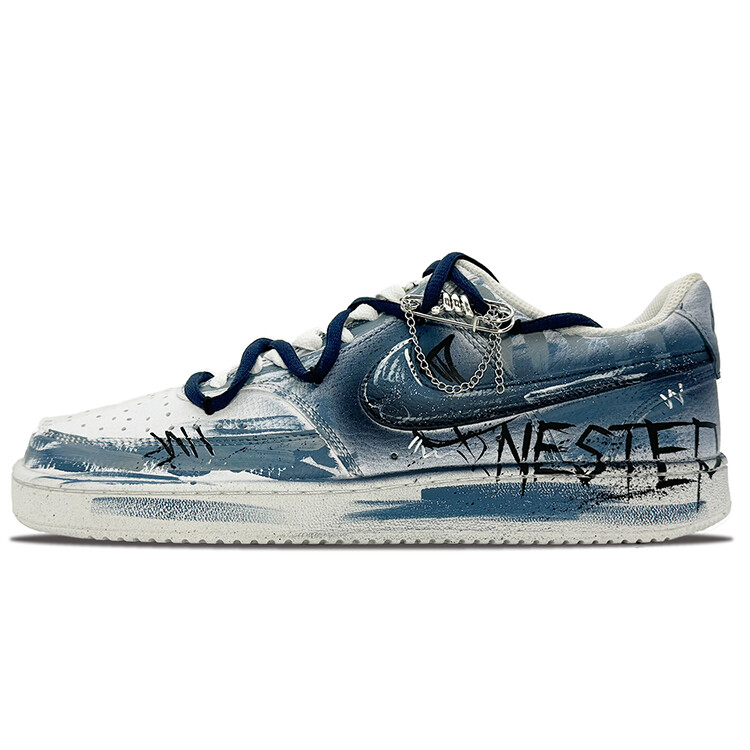 Кроссовки Nike Court Vision 1 Skateboarding Shoes Men Low-top Blue/gray/black, синий
Кроссовки Nike Court Vision 1 Skateboarding Shoes Men Low-top Blue/gray/black, синий