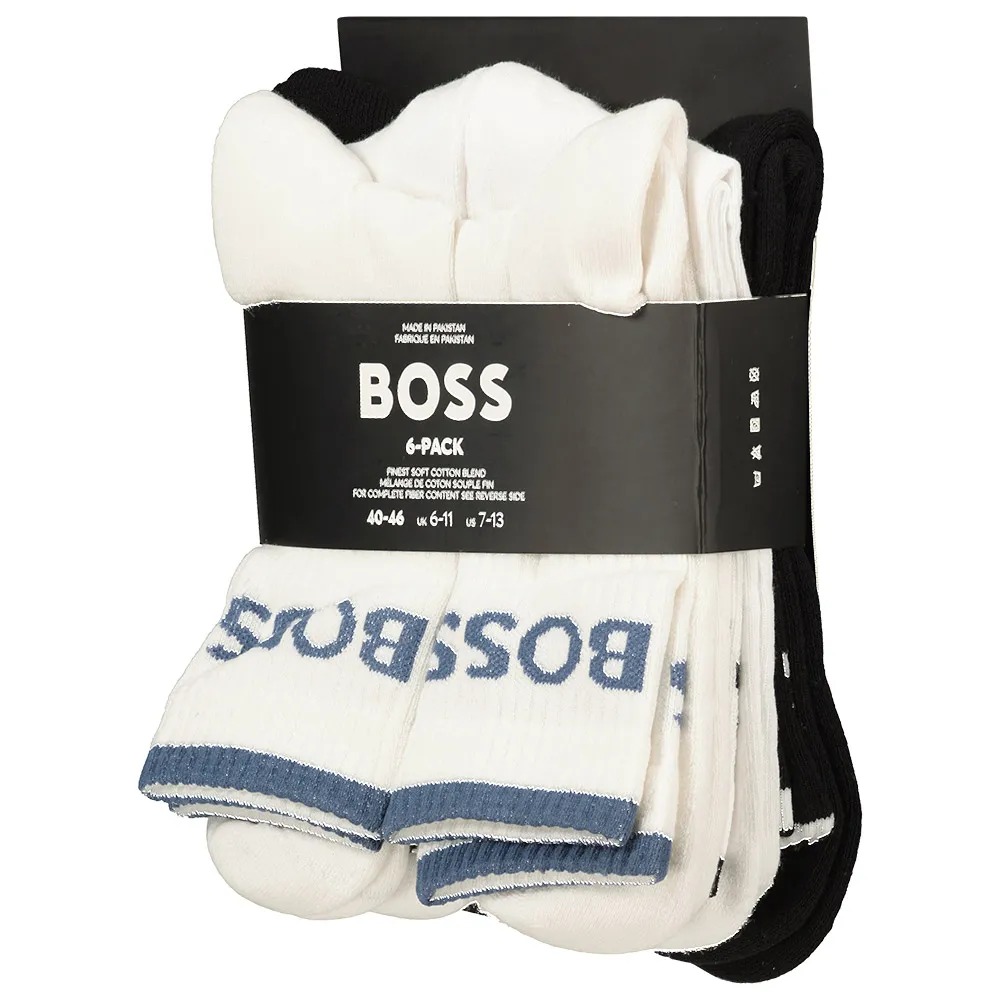 Носки BOSS StripCc 10257762 6 pairs, белый
Носки BOSS StripCc 10257762 6 pairs, белый
