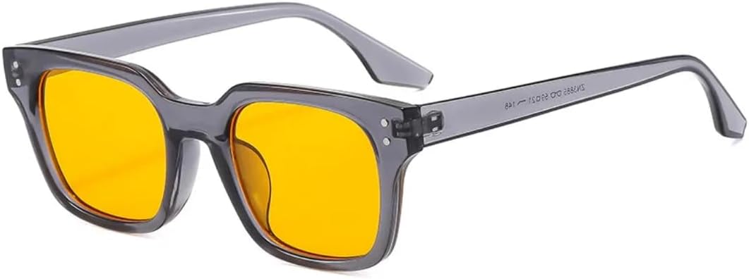 Солнцезащитные очки для мужчин и женщин - защита UV400 - компактная легкая оправа, цветные линзы, подходят для занятий спортом на открытом воздухе и вождения DSVIGF, Grey Yellow
Солнцезащитные очки для мужчин и женщин - защита UV400 - компактная легкая оправа, цветные линзы, подходят для занятий спортом на открытом воздухе и вождения DSVIGF, Grey Yellow