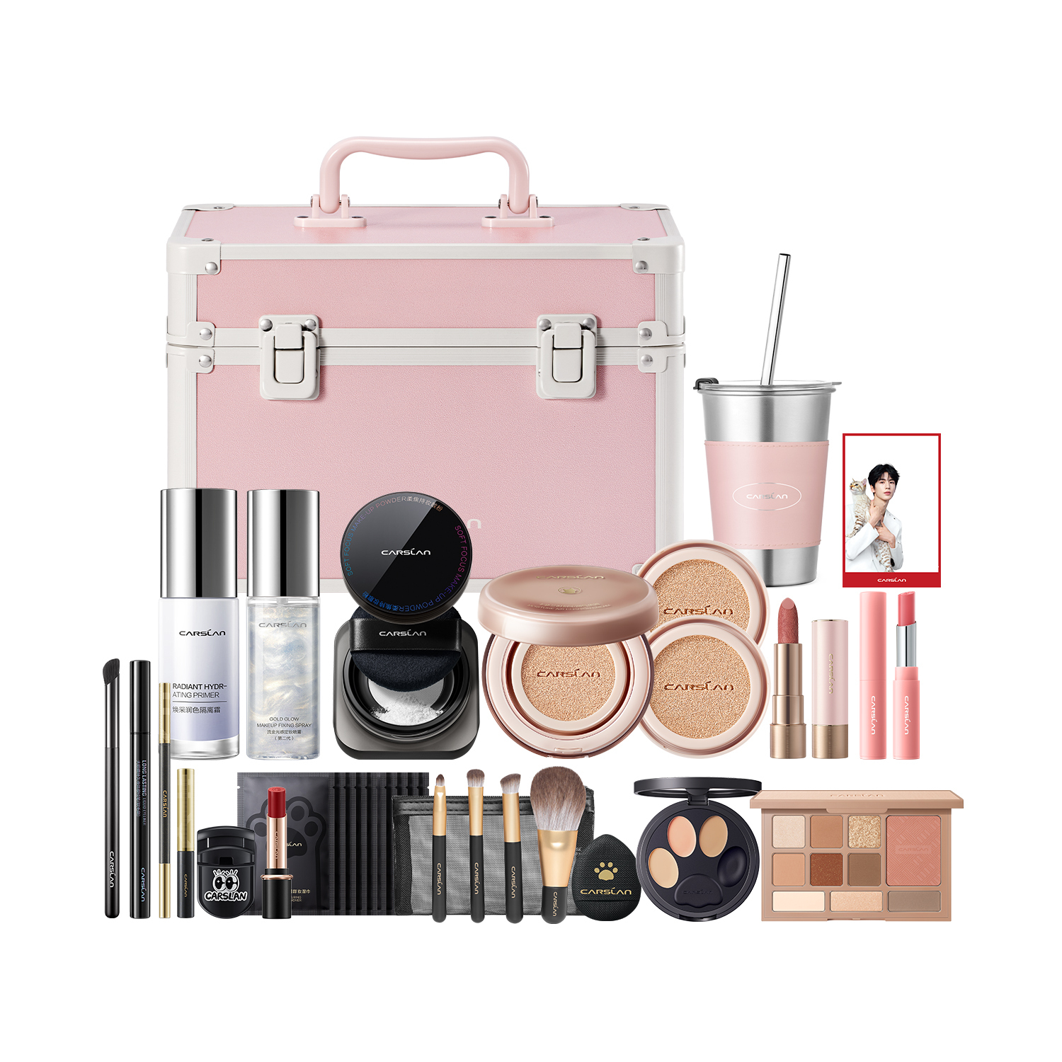 Набор косметики для женщин Carslan
Набор косметики для женщин Carslan
